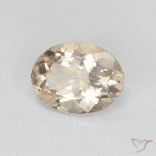 1.04ct Natural Dourado claro Morganita, oval, VS