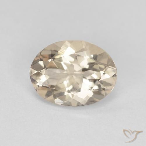 Morganita Dourado claro Natural 1.04ct, oval, VS
