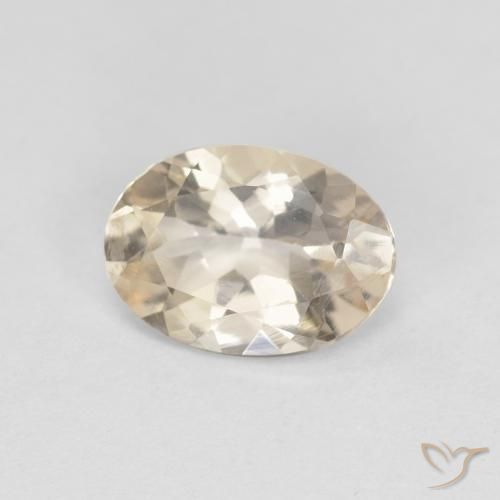 Morganita Dourado claro Natural 0.86ct, oval, VVS-VS