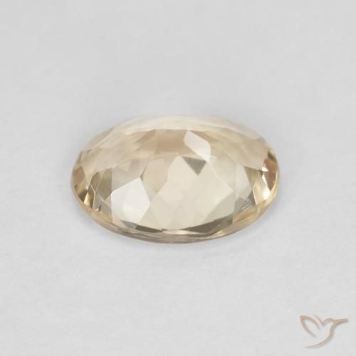 Morganita Dourado claro Natural 0.98ct, oval, VVS-VS