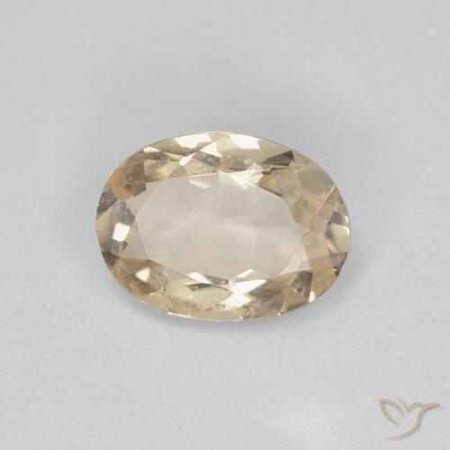 0.81ct Natural Dourado claro Morganita, oval, VS