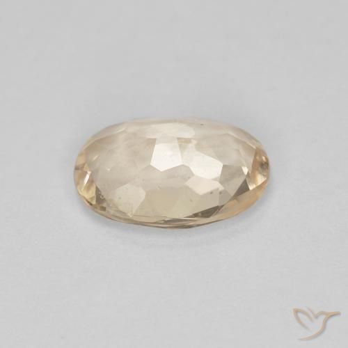 Morganita Dourado claro Natural 0.81ct, oval, VS