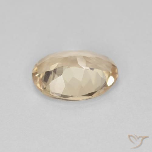 Morganita Dourado claro Natural 0.92ct, oval, VS