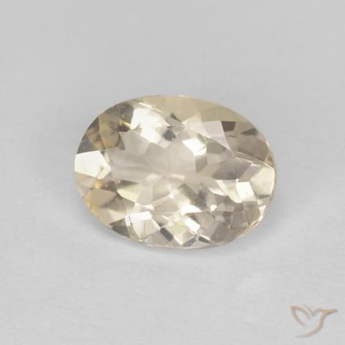 Morganita Dourado claro Natural 0.97ct, oval, VVS-VS