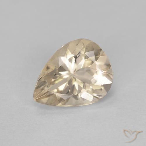 Morganita Creme Natural 0.94ct, Formato de pêra, VVS