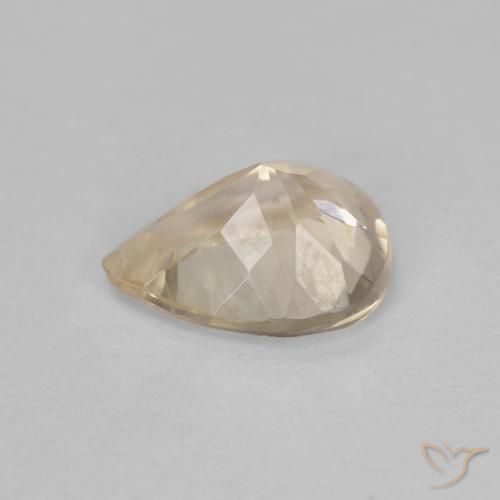 Morganita Creme Natural 0.94ct, Formato de pêra, VVS