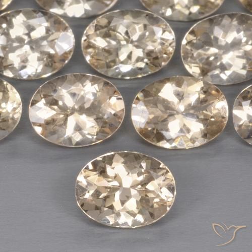 1.09ct Natural Dourado claro Morganita, oval, VS