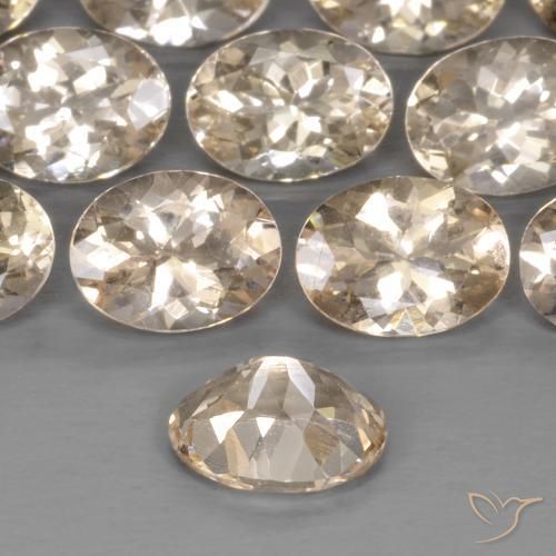 Morganita Dourado claro Natural 1.09ct, oval, VS
