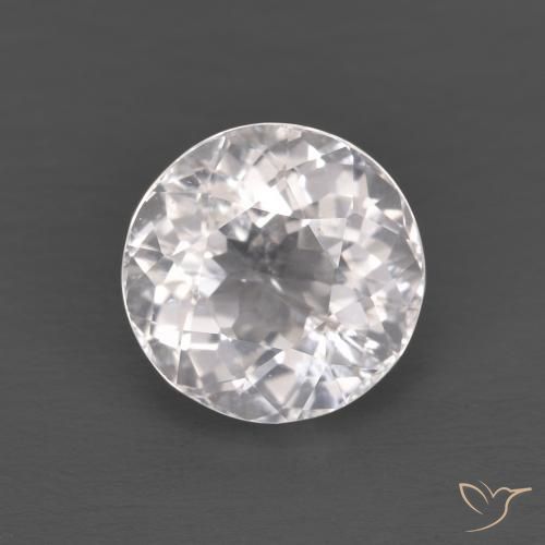 1.46ct Natural Luz rosa Morganita, Redondo, VS