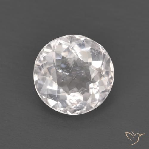 1.11ct Natural Luz rosa Morganita, Redondo, VS