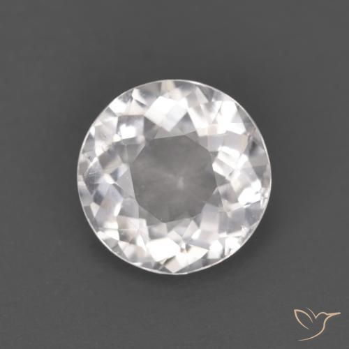 1.07ct Natural Luz rosa Morganita, Redondo, VS