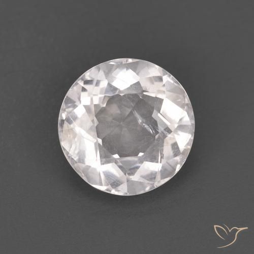 1.11ct Natural Luz rosa Morganita, Redondo, VS