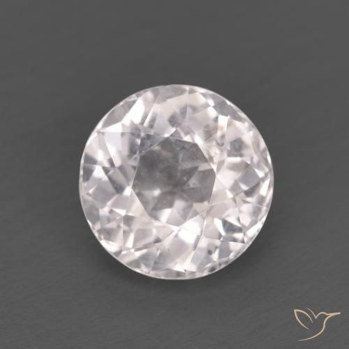 1.32ct Natural Luz rosa Morganita, Redondo, VS