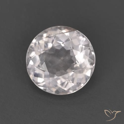 1.14ct Natural Luz rosa Morganita, Redondo, VS