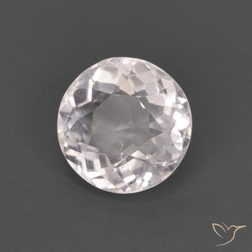1.15ct Natural Luz rosa Morganita, Redondo, VS