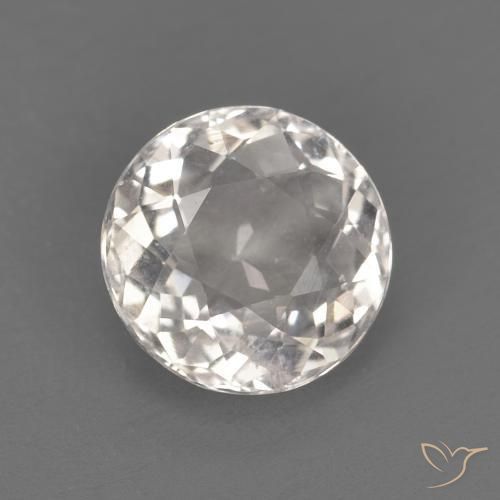 Morganita Rosa bem claro Natural 1.13ct, Redondo, VVS-VS