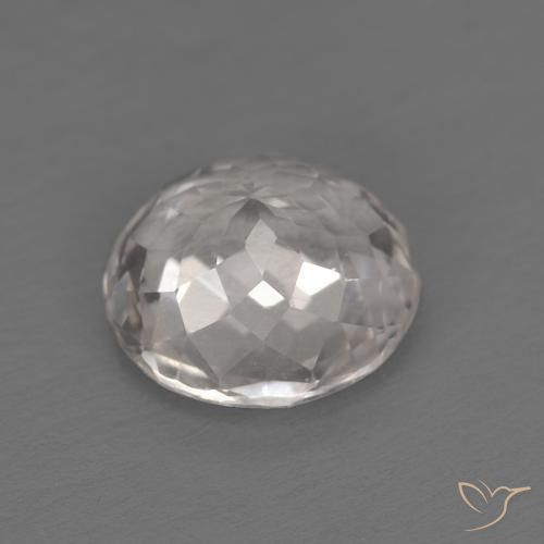 Morganita Rosa bem claro Natural 1.13ct, Redondo, VVS-VS