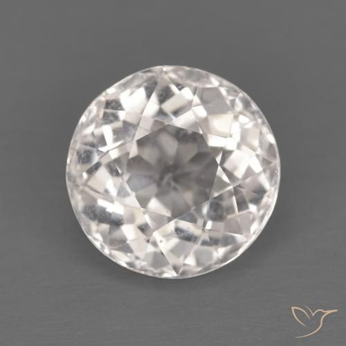 1.55ct Natural Rosa bem claro Morganita, Redondo, VVS-VS
