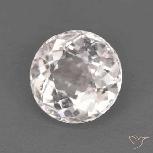 Morganita Rosa bem claro Natural 1.55ct, Redondo, VVS-VS
