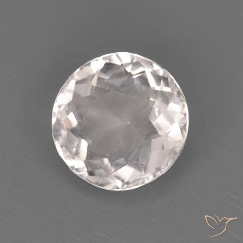 1.04ct Natural Rosa bem claro Morganita, Redondo, VVS-VS