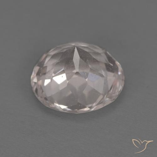 Morganita Rosa bem claro Natural 1.32ct, Redondo, VVS-VS