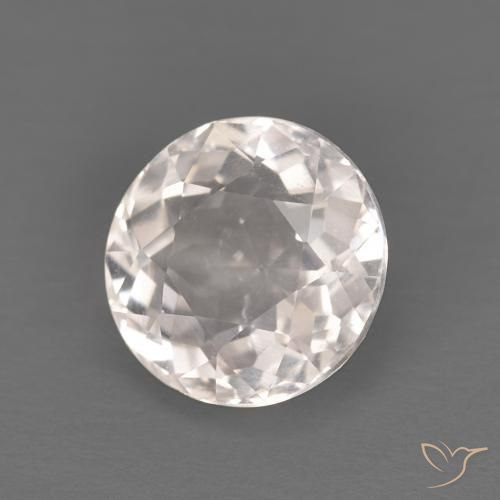 Morganita Rosa bem claro Natural 1.28ct, Redondo, VVS-VS