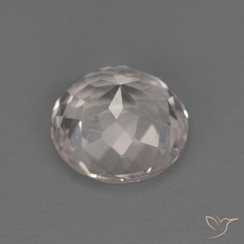 Morganita Rosa bem claro Natural 1.28ct, Redondo, VVS-VS