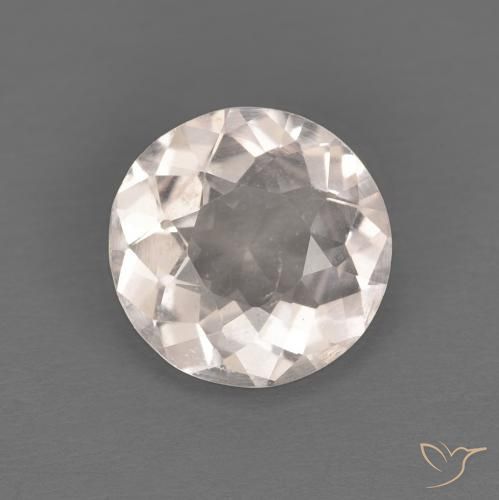 0.93ct Natural Rosa bem claro Morganita, Redondo, VS