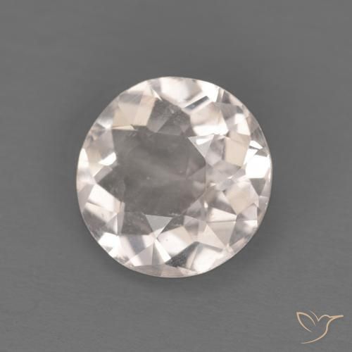 Morganita Rosa bem claro Natural 0.93ct, Redondo, VS