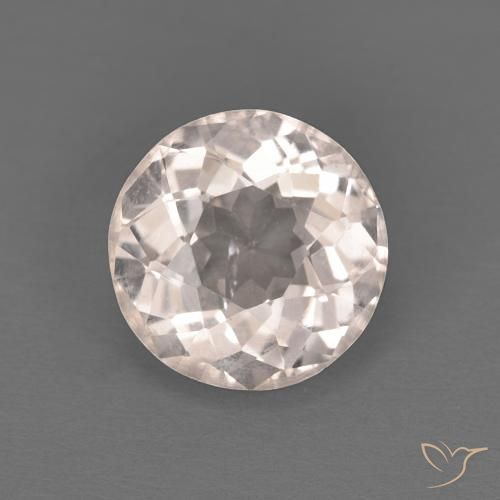 1.14ct Natural Rosa bem claro Morganita, Redondo, VS