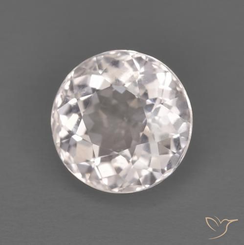Morganita Rosa bem claro Natural 1.45ct, Redondo, VS