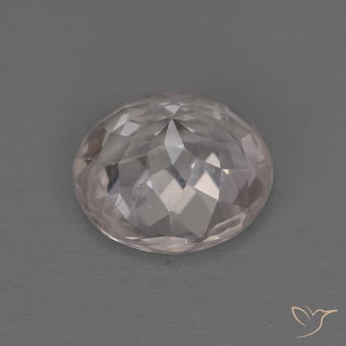 Morganita Rosa bem claro Natural 1.22ct, Redondo, VS