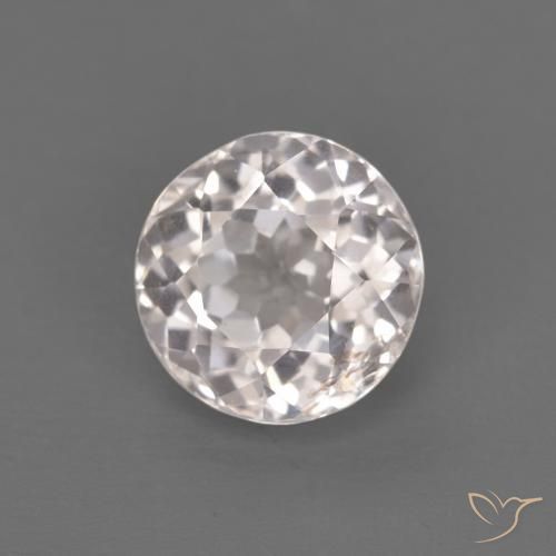 1.02ct Natural Rosa bem claro Morganita, Redondo, VS