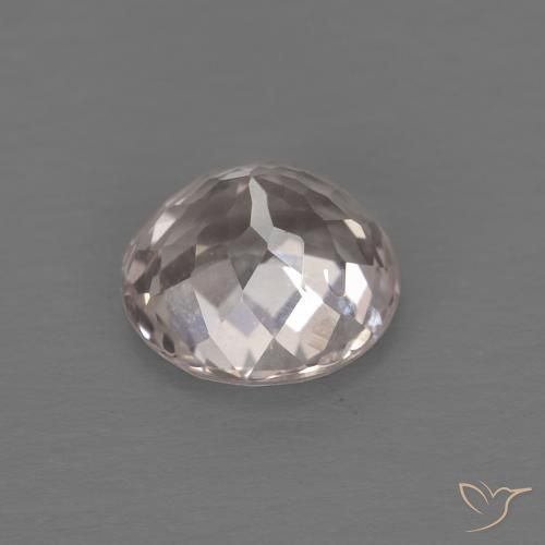 Morganita Rosa bem claro Natural 1.02ct, Redondo, VS
