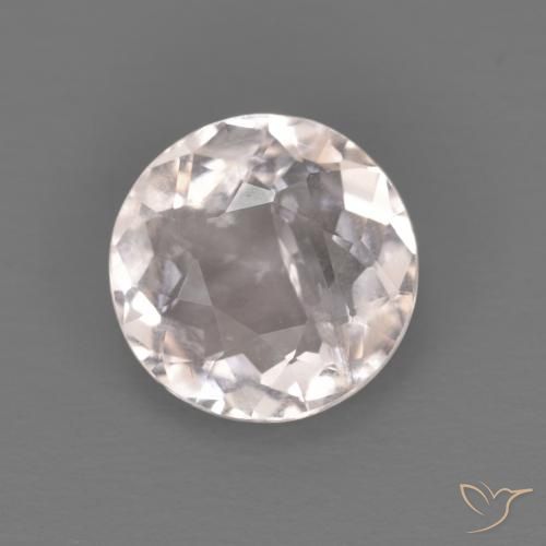 0.99ct Natural Rosa bem claro Morganita, Redondo, VS-SI