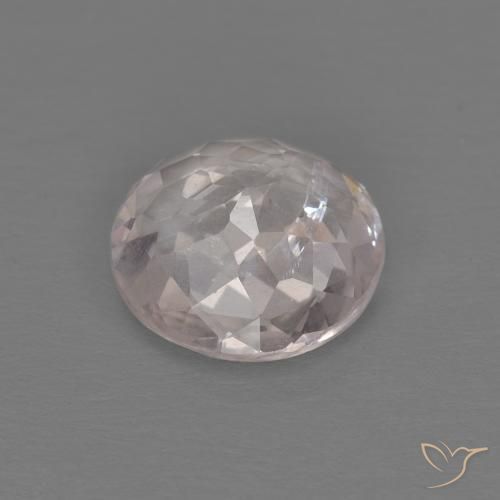 Morganita Rosa bem claro Natural 0.99ct, Redondo, VS-SI