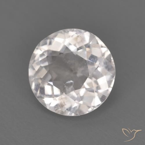 Morganita Rosa bem claro Natural 1.29ct, Redondo, VS