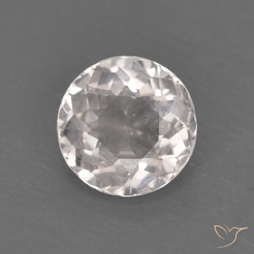 0.99ct Natural Rosa bem claro Morganita, Redondo, VVS-VS