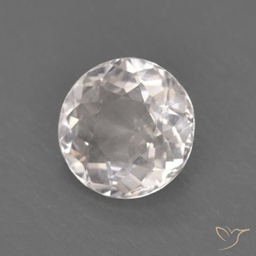 Morganita Rosa bem claro Natural 0.99ct, Redondo, VVS-VS