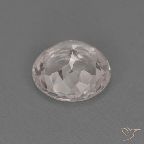 Morganita Rosa bem claro Natural 0.99ct, Redondo, VVS-VS