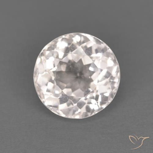 1.19ct Natural Rosa bem claro Morganita, Redondo, Transparente