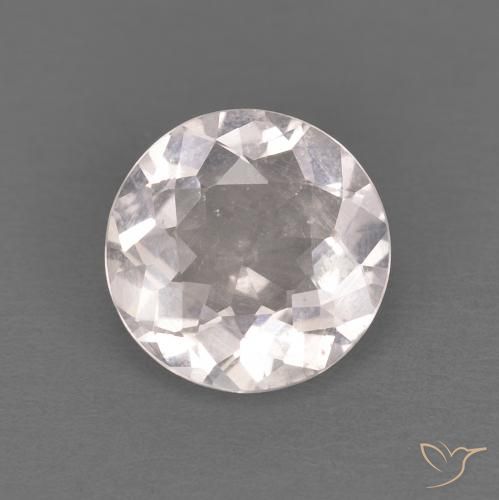0.96ct Natural Rosa bem claro Morganita, Redondo, VVS-VS
