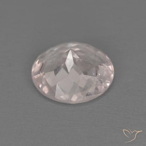Morganita Rosa bem claro Natural 0.96ct, Redondo, VVS-VS