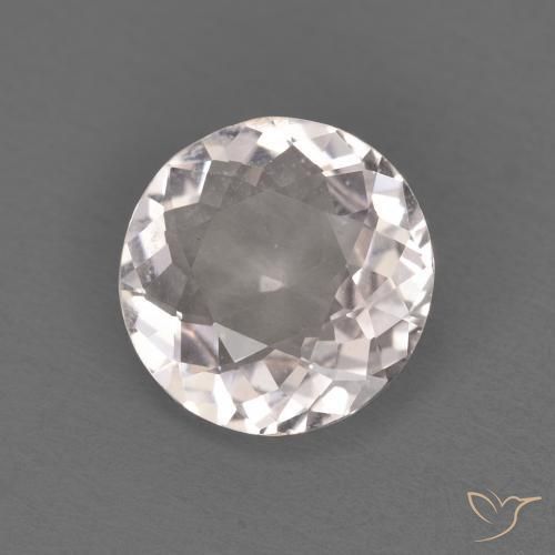Morganita Rosa bem claro Natural 0.97ct, Redondo, VVS-VS
