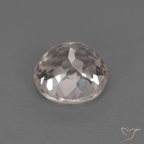 Morganita Rosa bem claro Natural 1.09ct, Redondo, VVS-VS