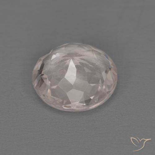 Morganita Rosa bem claro Natural 1.05ct, Redondo, VVS-VS