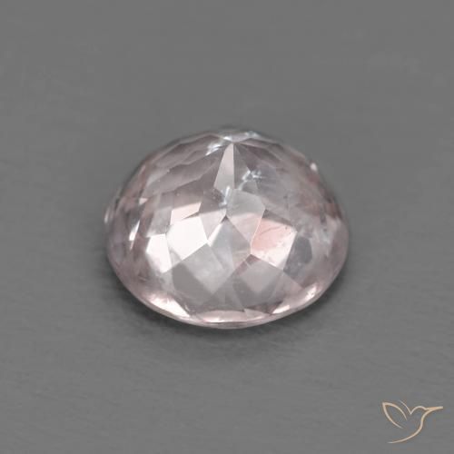 Morganita Rosa bem claro Natural 1.20ct, Redondo, VS
