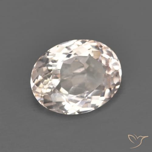Morganita Medium Light-Pink Natural 2.66ct, oval, VVS-VS