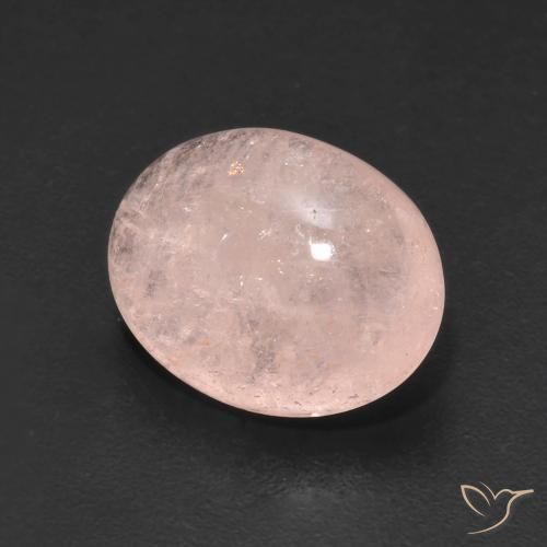 Morganita Rosa Flamingo Natural 5.09ct, oval, Translúcido