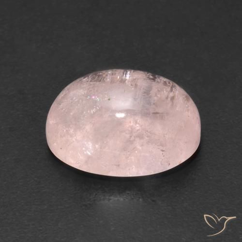 Morganita Rosa Flamingo Natural 5.22ct, oval, Transparente